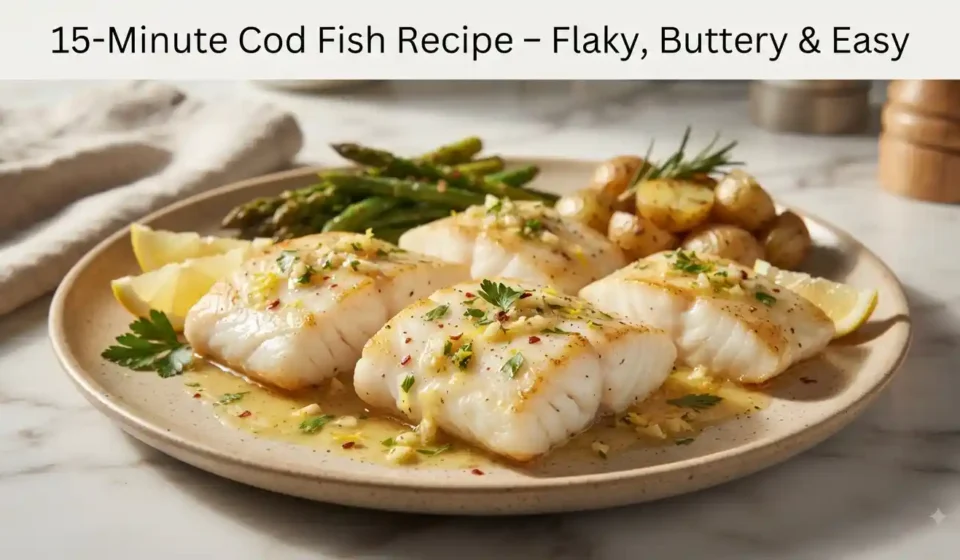 15-Minute Cod Fish Recipe