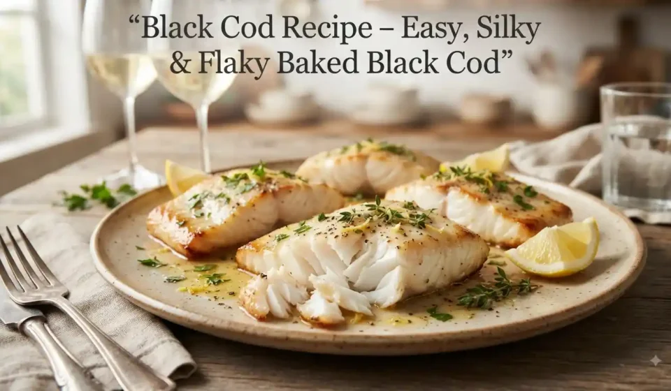 Black Cod Recipe