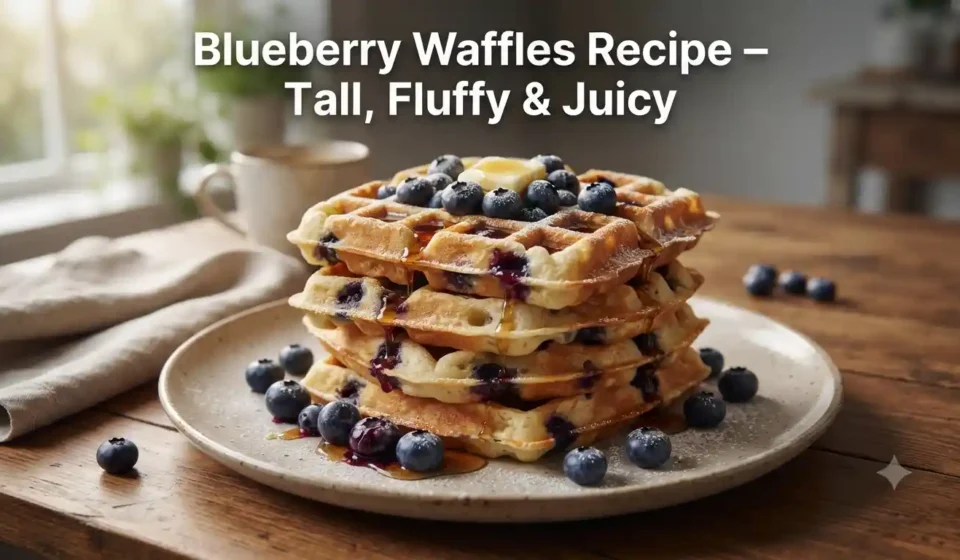 Blueberry Waffles Recipe