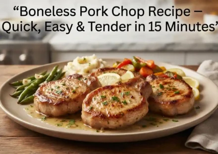 Boneless Pork Chop Recipe