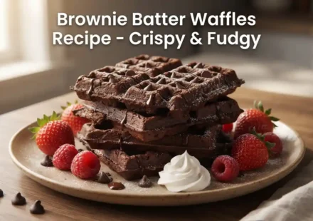 Brownie Batter Waffles Recipe