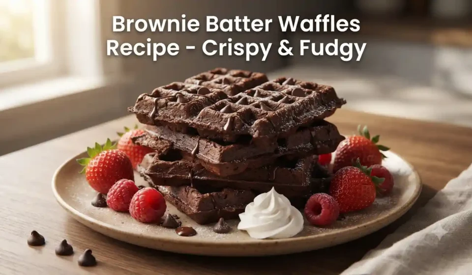 Brownie Batter Waffles Recipe