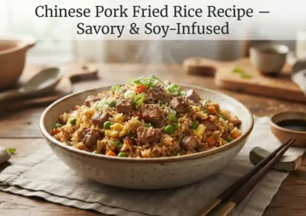 Chinese Pork Fried Rice Recipe