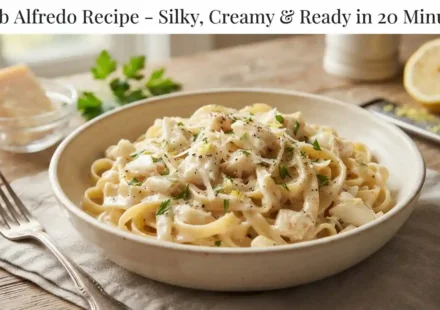 Crab Alfredo Recipe