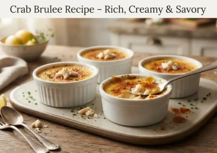 Crab Brulee Recipe