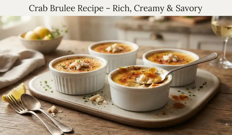 Crab Brulee Recipe
