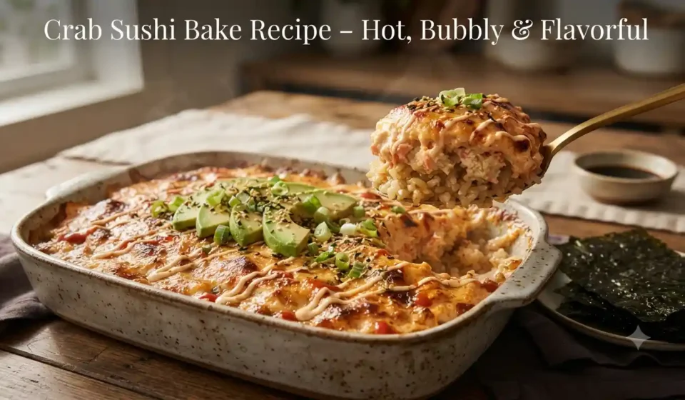 Crab Sushi Bake Recipe