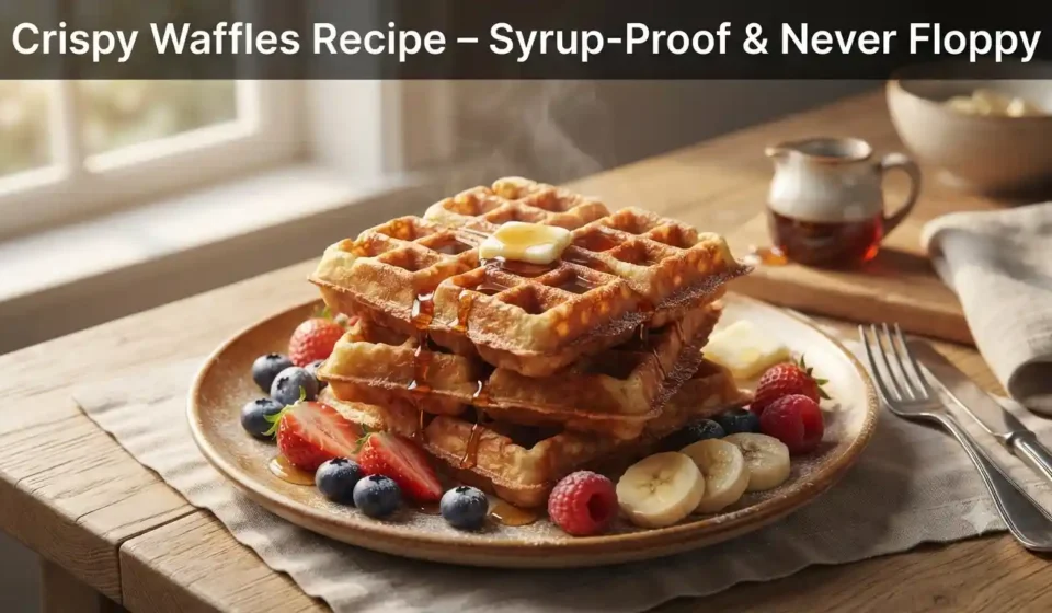 Crispy Waffles Recipe