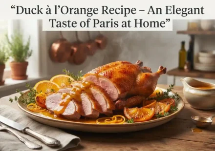 Duck à l’Orange Recipe – An Elegant Taste of Paris at Home
