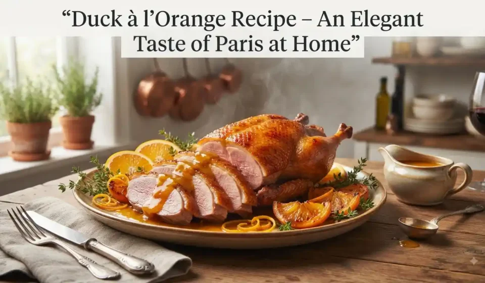 Duck à l’Orange Recipe – An Elegant Taste of Paris at Home