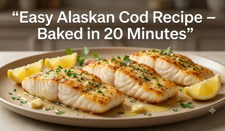 Easy Alaskan Cod Recipe – Baked in 20 Minutes