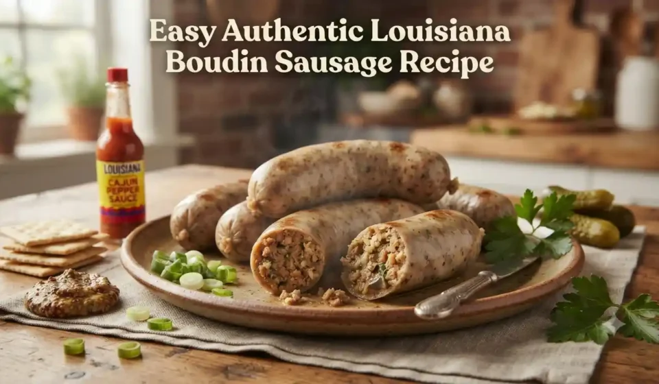 Easy Authentic Louisiana Boudin Sausage Recipe