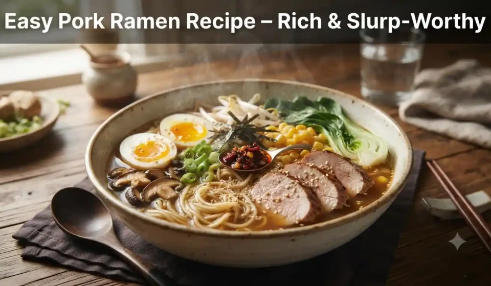 Easy Pork Ramen Recipe
