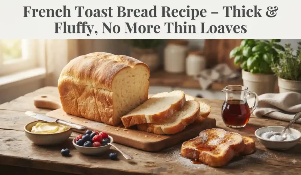 French Toast Bread Recipe – Thick & Fluffy, No More Thin Loaves