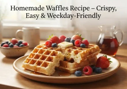 Homemade Waffles Recipe