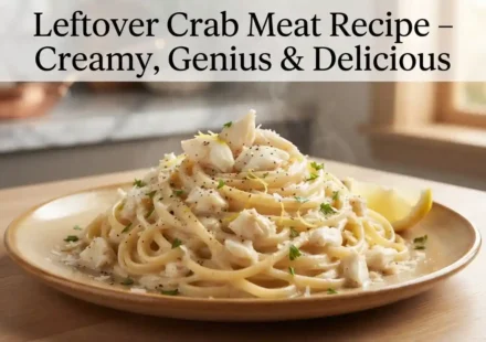 Leftover Crab Meat Recipe
