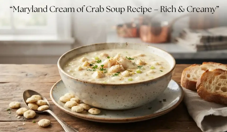 Maryland Cream of Crab Soup Recipe