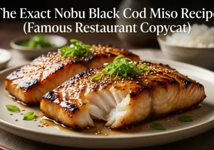 Nobu Miso Black Cod Recipe