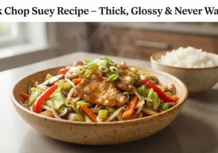 Pork Chop Suey Recipe