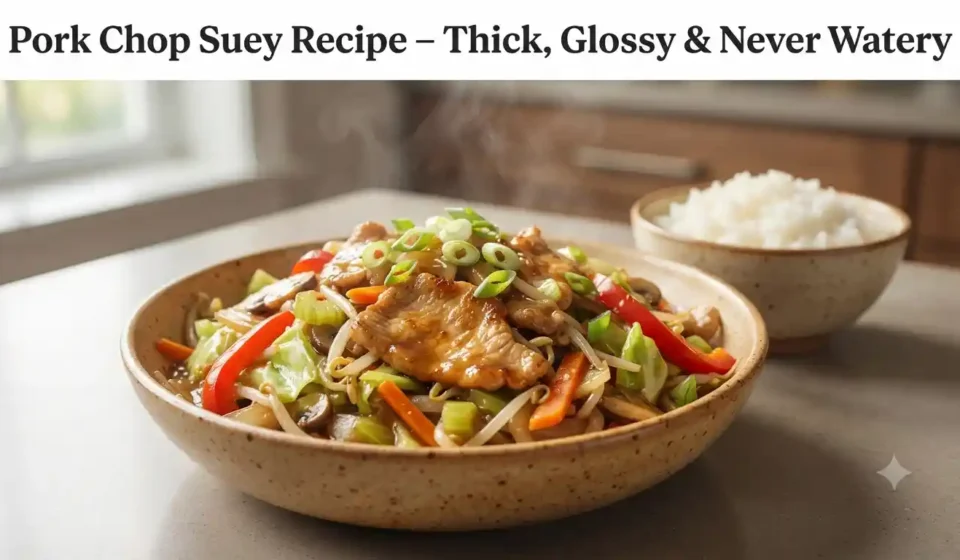 Pork Chop Suey Recipe