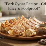 Pork Gyoza Recipe