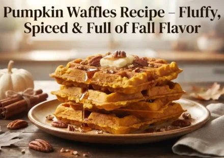 Pumpkin Waffles Recipe