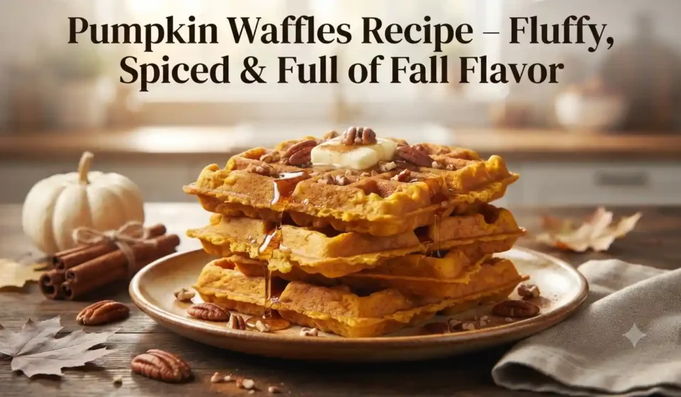 Pumpkin Waffles Recipe