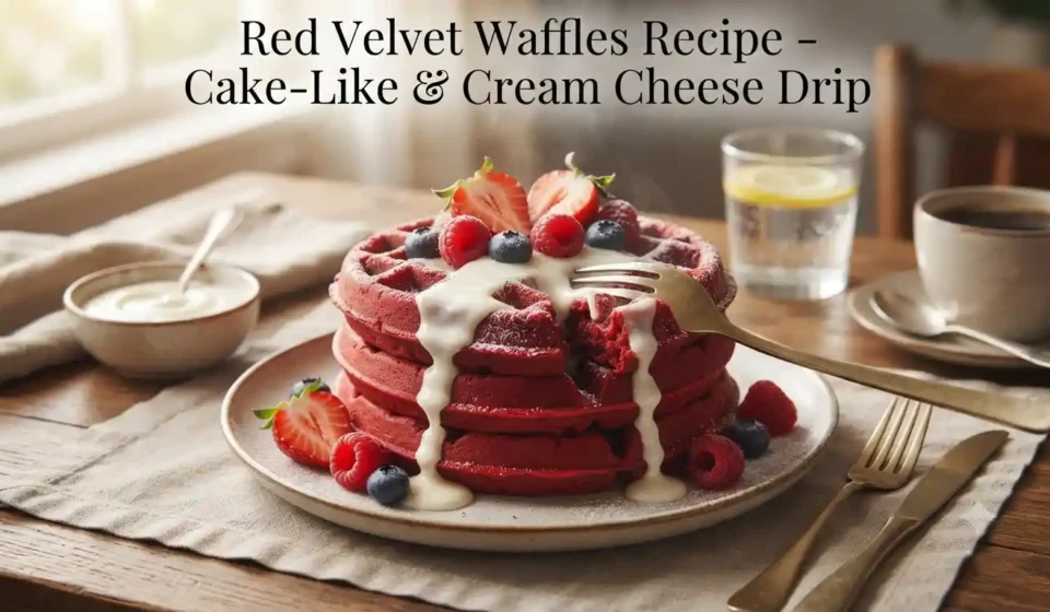 Red Velvet Waffles Recipe