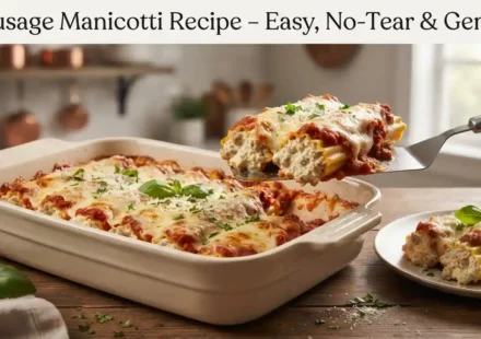 Sausage Manicotti Recipe