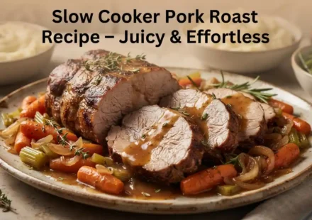 Slow Cooker Pork Roast Recipe