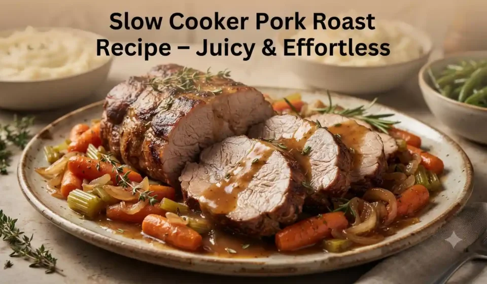 Slow Cooker Pork Roast Recipe