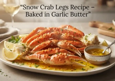 Snow Crab Legs Recipe