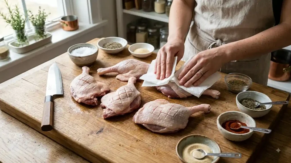 Duck Legs Recipe – Easy Crispy & Tender Roasted Duck Legs