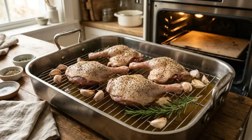 Duck Legs Recipe – Easy Crispy & Tender Roasted Duck Legs