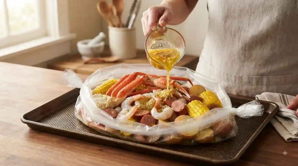 Crab Boil in a Bag Recipe – Mess-Free & Full of Garlic Butter Crab Boil in a Bag Recipe – Mess-Free & Full of Garlic Butter