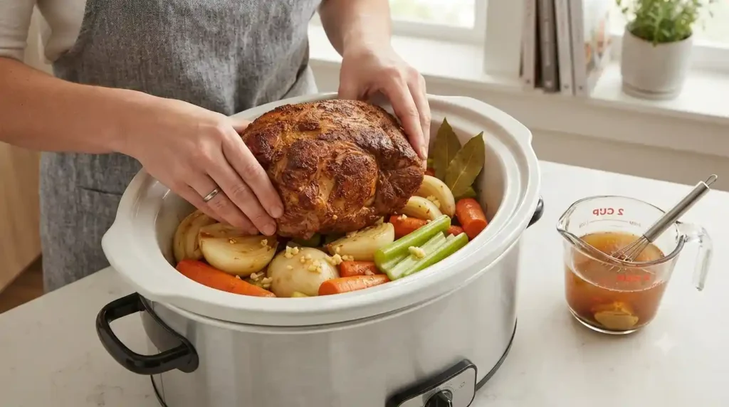 Slow Cooker Pork Roast Recipe – Juicy & Effortless