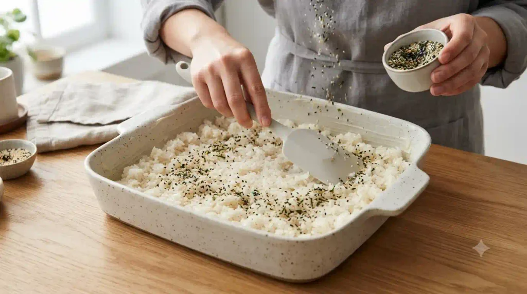 Crab Sushi Bake Recipe – Hot, Bubbly & Flavorful