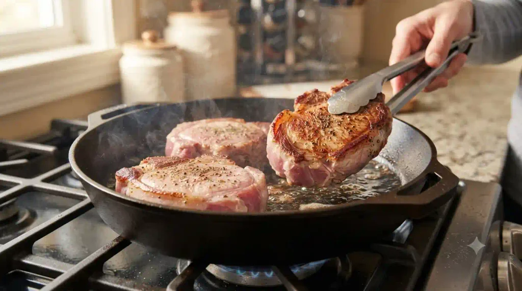 Pork Steak Recipe – Garlic Butter, Juicy & Tender