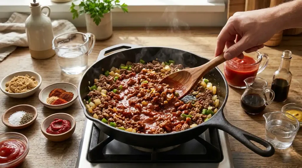 Texas Toast Sloppy Joe Recipe – Cheesy, Garlicky & Easy Texas Toast Sloppy Joe Recipe – Cheesy, Garlicky & Easy