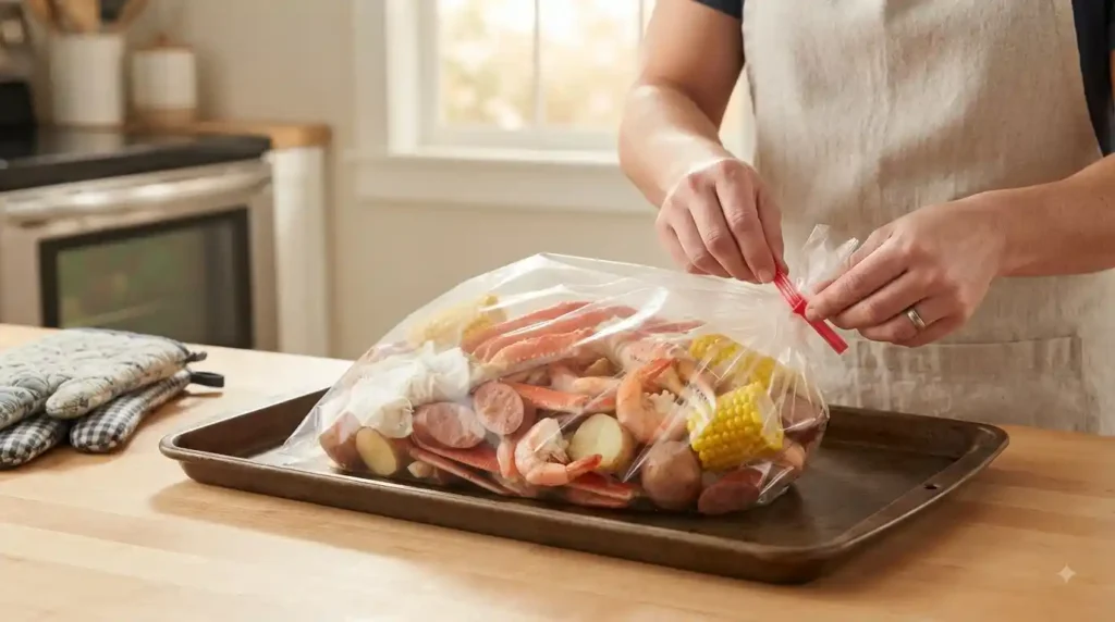 Crab Boil in a Bag Recipe – Mess-Free & Full of Garlic Butter Crab Boil in a Bag Recipe – Mess-Free & Full of Garlic Butter