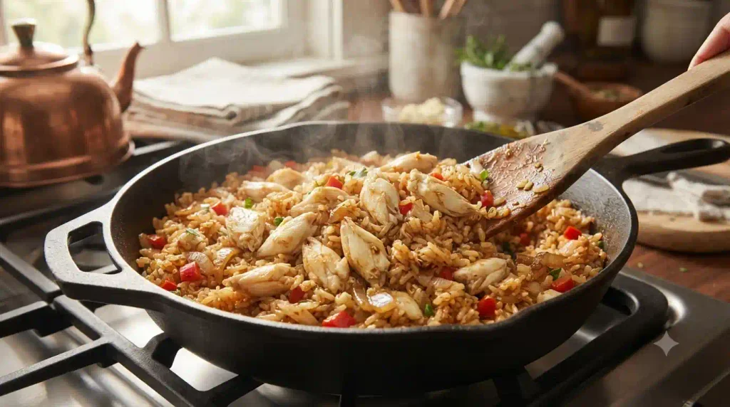 Crab Rice Recipe – Insanely Addictive & Delicious Crab Rice Recipe – Insanely Addictive & Delicious