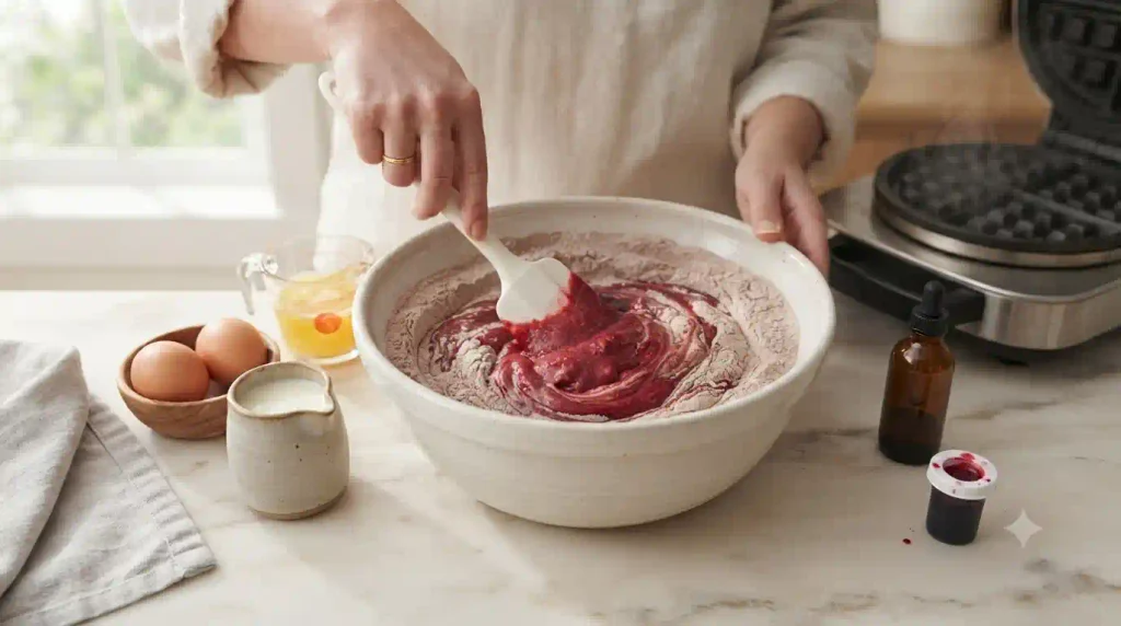 Red Velvet Waffles Recipe – Cake-Like & Cream Cheese Drip Red Velvet Waffles Recipe – Cake-Like & Cream Cheese Drip