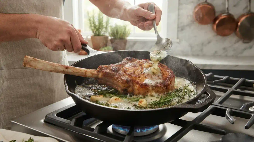 Tomahawk Pork Chop Recipe – Foolproof, Juicy & Epic