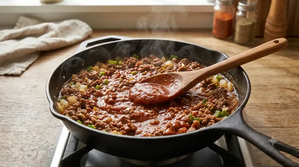 Texas Toast Sloppy Joe Recipe – Cheesy, Garlicky & Easy Texas Toast Sloppy Joe Recipe – Cheesy, Garlicky & Easy