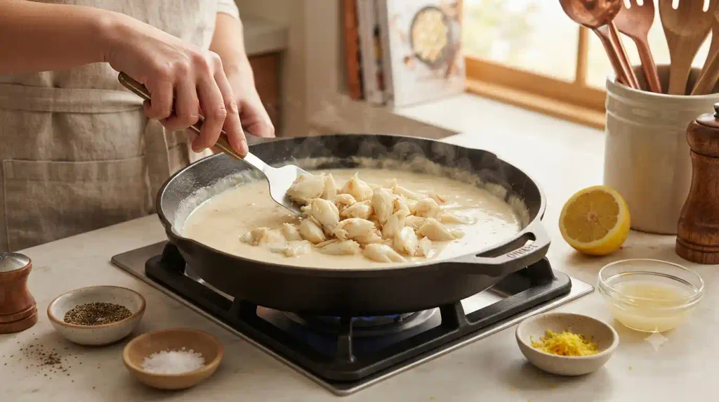 Crab Alfredo Recipe – Silky, Creamy & Ready in 20 Minutes