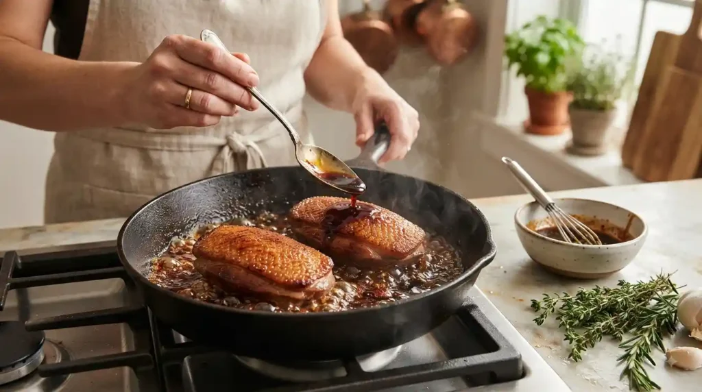 Pan-Seared Duck Breast Recipe – Easy, Juicy & Crispy Pan-Seared Duck Breast Recipe – Easy, Juicy & Crispy