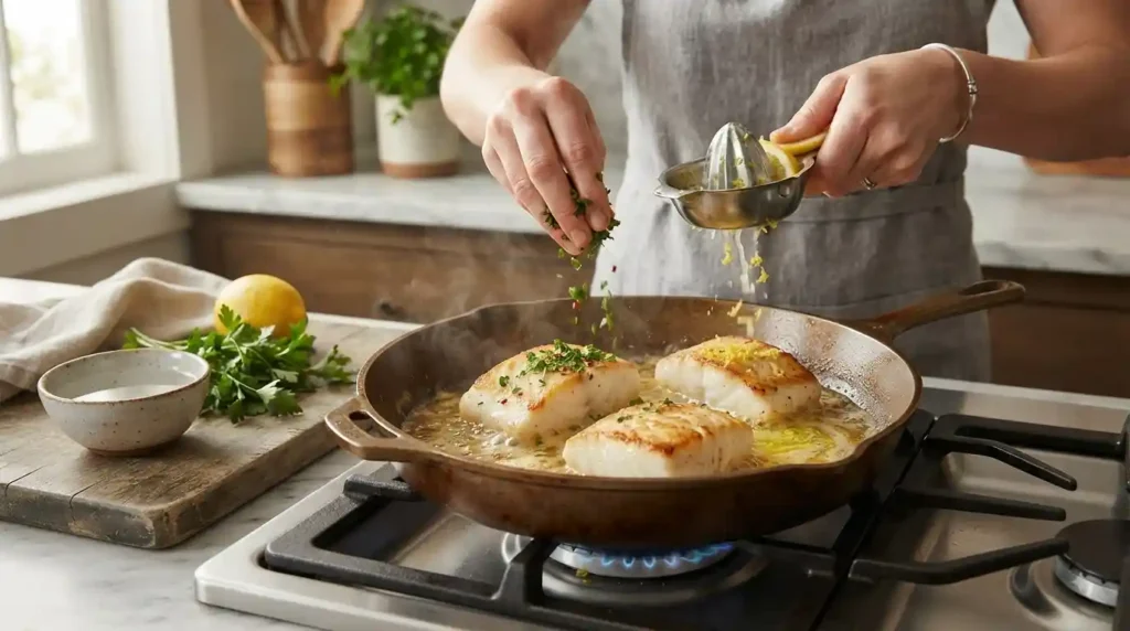 15-Minute Cod Fish Recipe – Flaky, Buttery & Easy
