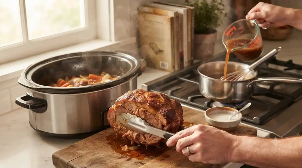 Slow Cooker Pork Roast Recipe – Juicy & Effortless