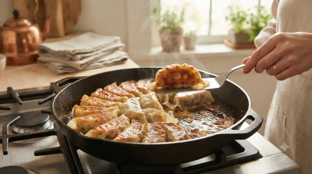 Pork Potstickers Recipe – Crispy, Juicy & No-Tear Pork Potstickers Recipe – Crispy, Juicy & No-Tear