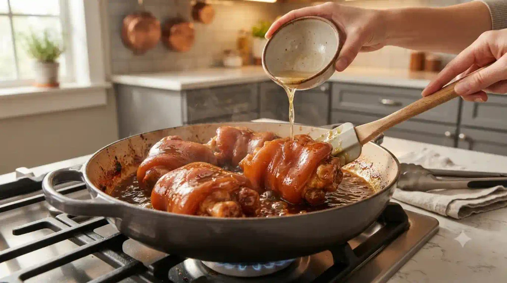Pork Trotters Recipe – Sticky, Tender & Fall-Off-the-Bone Pork Trotters Recipe – Sticky, Tender & Fall-Off-the-Bone